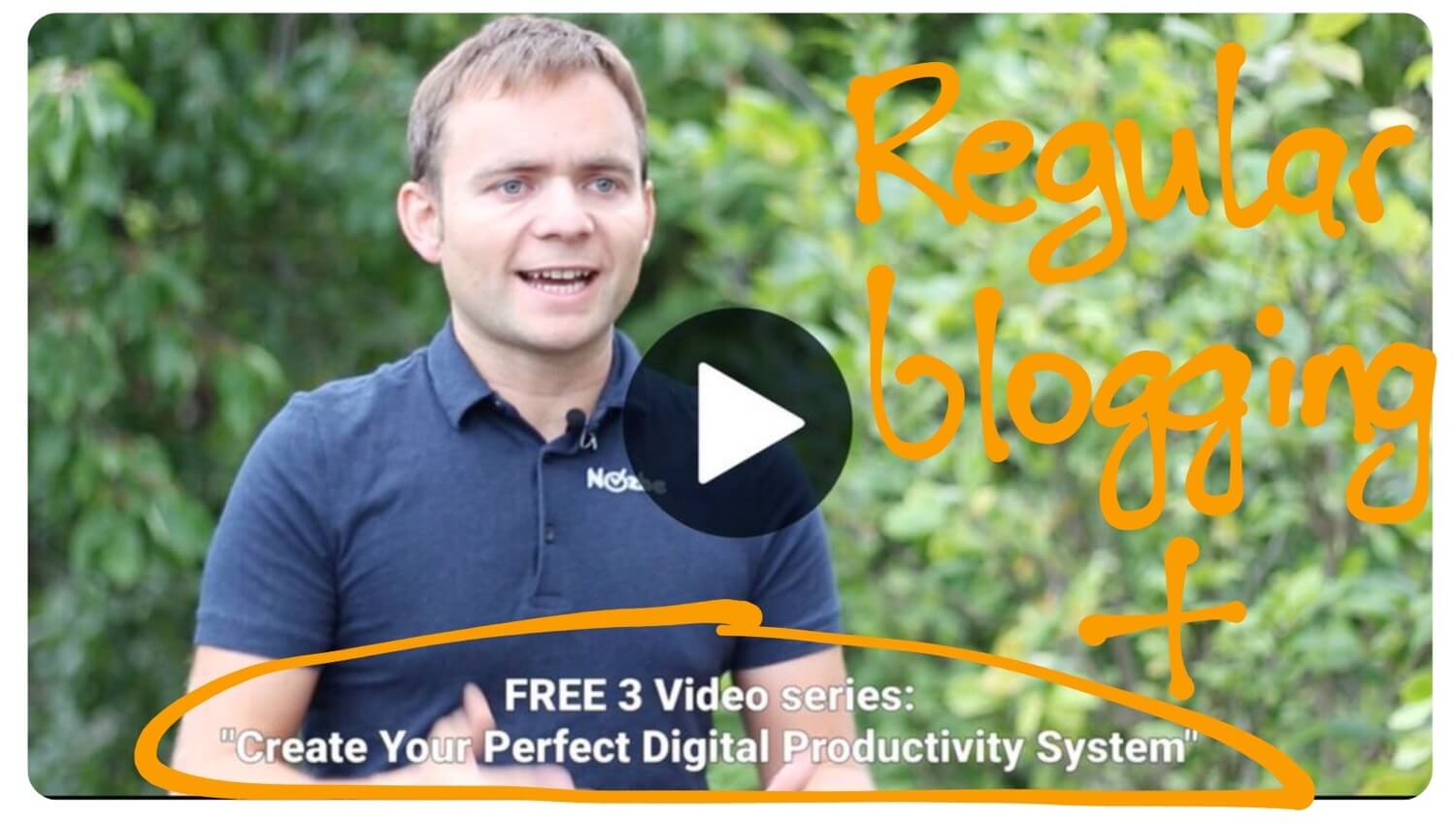 Need your opinion on my blogging every day… and my new productivity video course