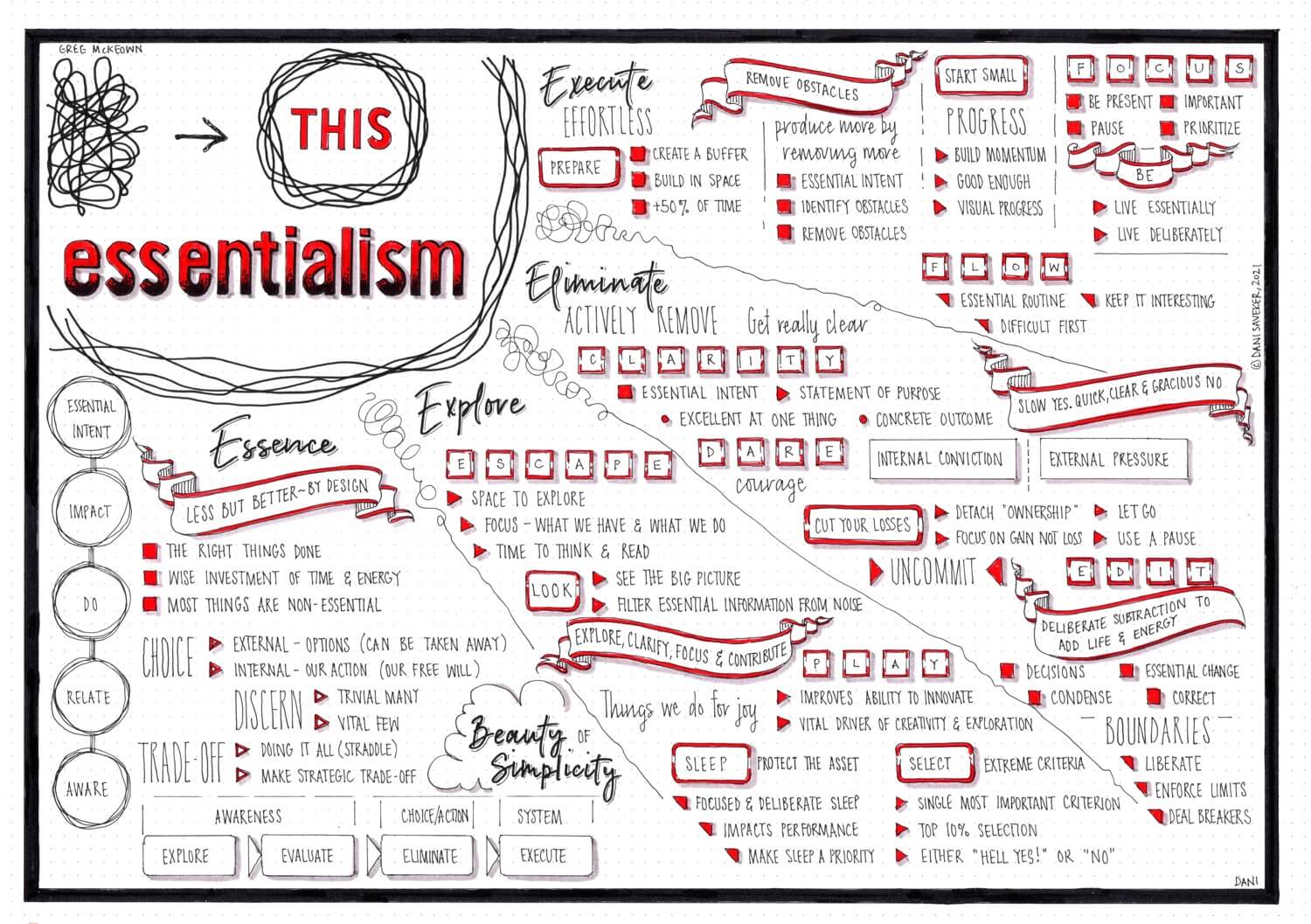 Visual Synopsis of Essentialism