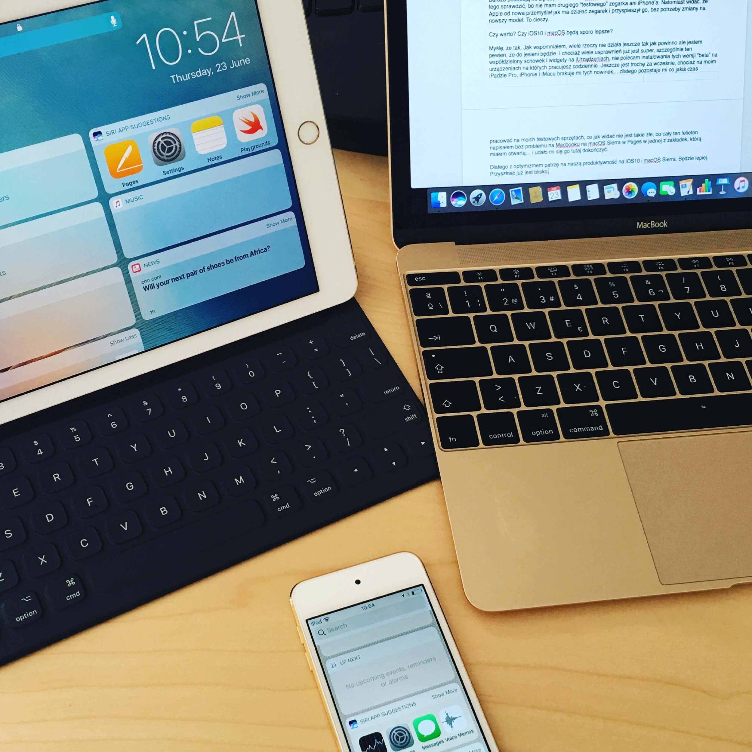 Nowości w iOS10 i macOS Sierra, które wpłyną pozytywnie na naszą produktywność!