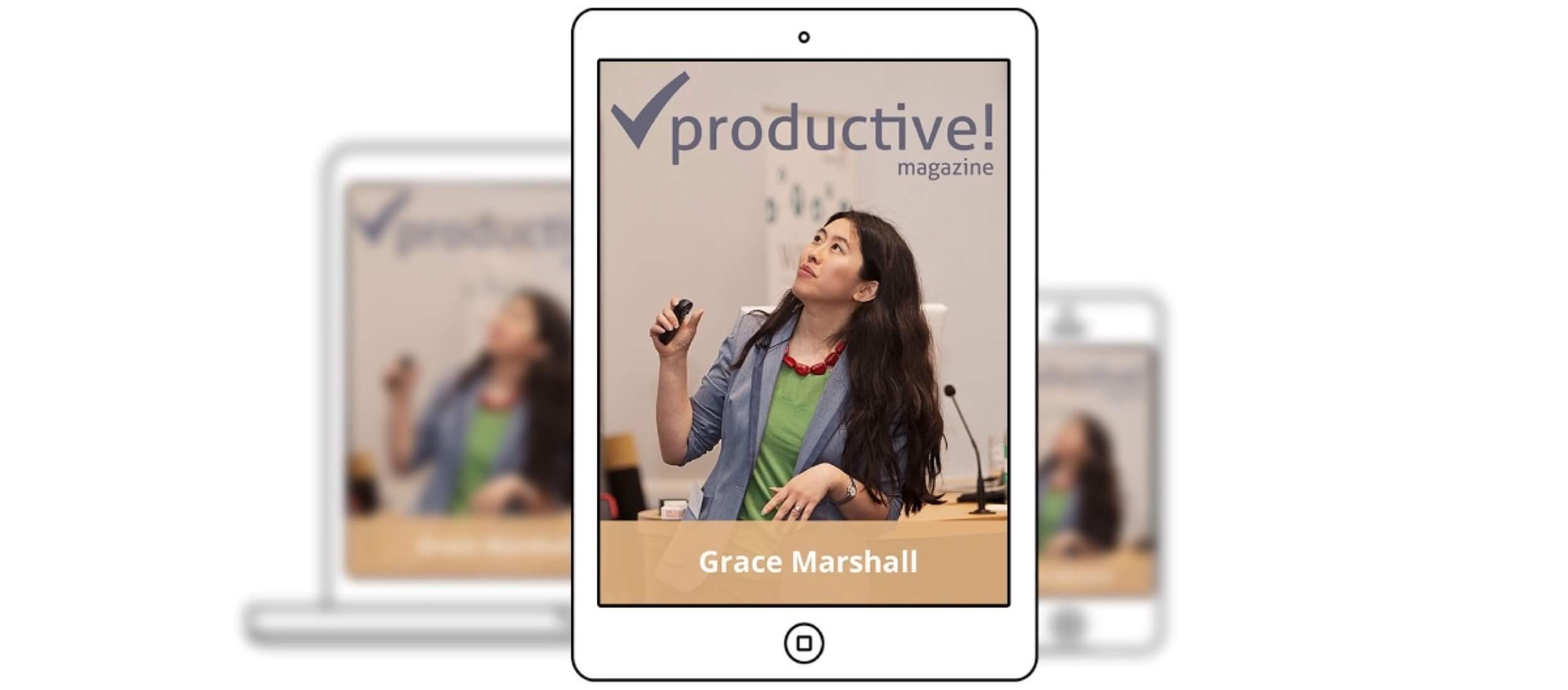 Workflow optimization - intro to Productive! Magazine No.31 with Grace Marshall