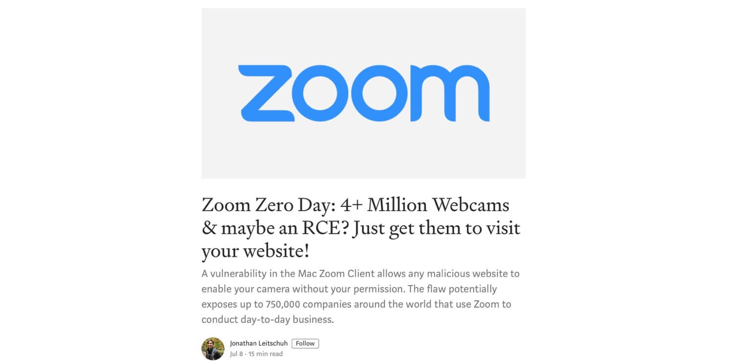 How to get rid of Zoom server from your Mac and why we need a non-SV video conferencing alternative